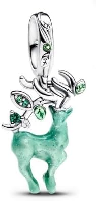 قلادة سحرية على شكل غزال باترونوس على شكل غابة سحرية