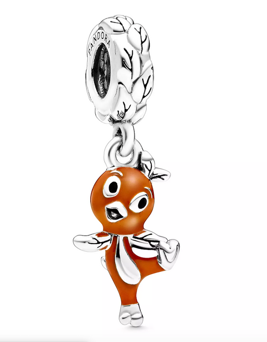 Pandora Orange Bird Charm 798877C01