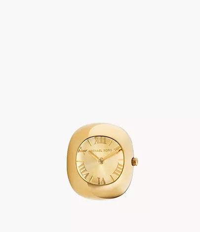 Michael Kors Rylee Two-Hand Gold-Tone Stainless Steel Watch Ring  MK4847