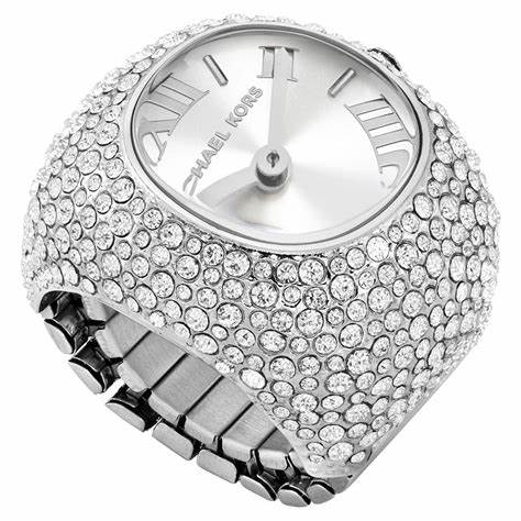 Michael Kors Rylee Two-Hand Stainless Steel Watch Ring MK4848