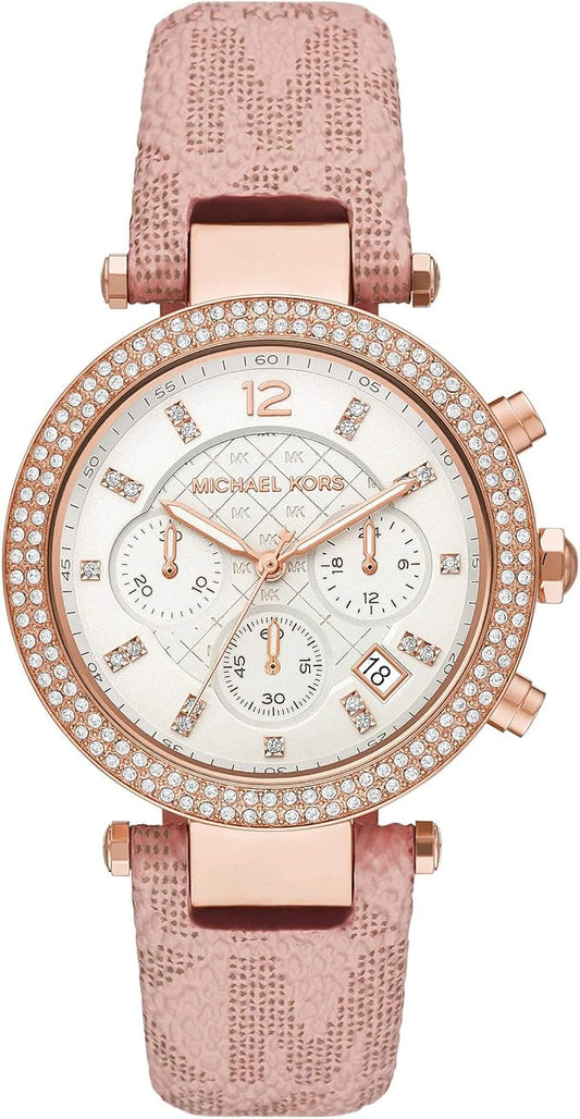 Michael Kors Women's Analogue Quartz Watch with Nylon Strap MK6935