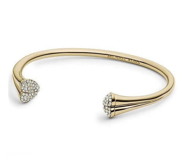 New Michael Kors Pave Heart Cuff Bracelet