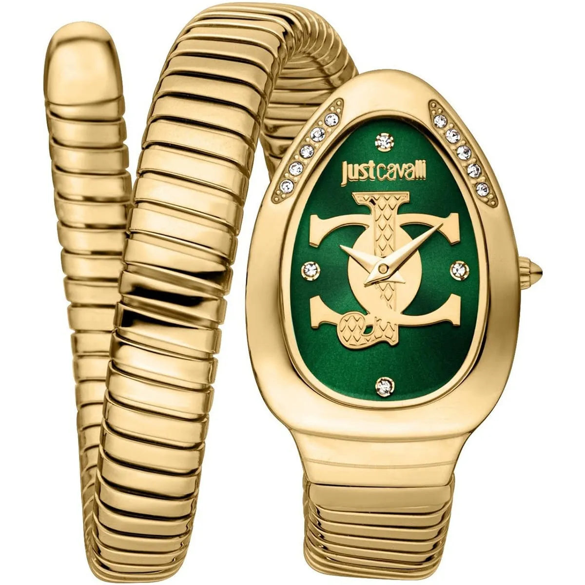 JUST CAVALLI jc1l227m0045 WOMEN'S SIGNATURE SNAKE QUARTZ WATCH