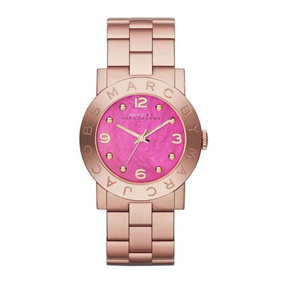 Marc By Marc Jacobs Amy Rose Gold Tone Watch 36mm MBM8625