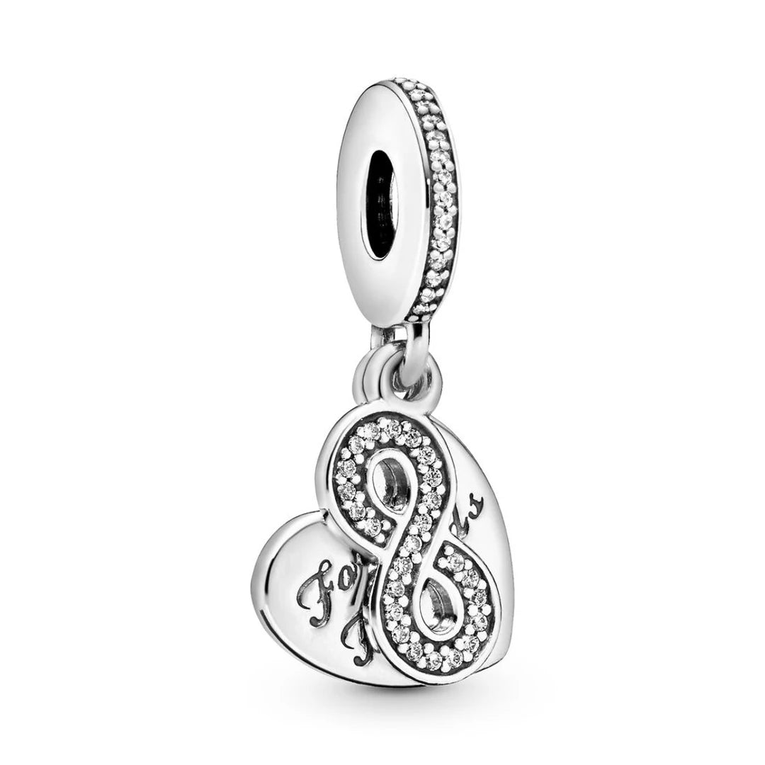 Pandora Pandora Moments Forever Friends Heart Dangle Charm