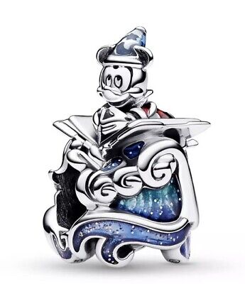 Pandora Charm Fantasia Sorcerer Mickey Mouse Wave